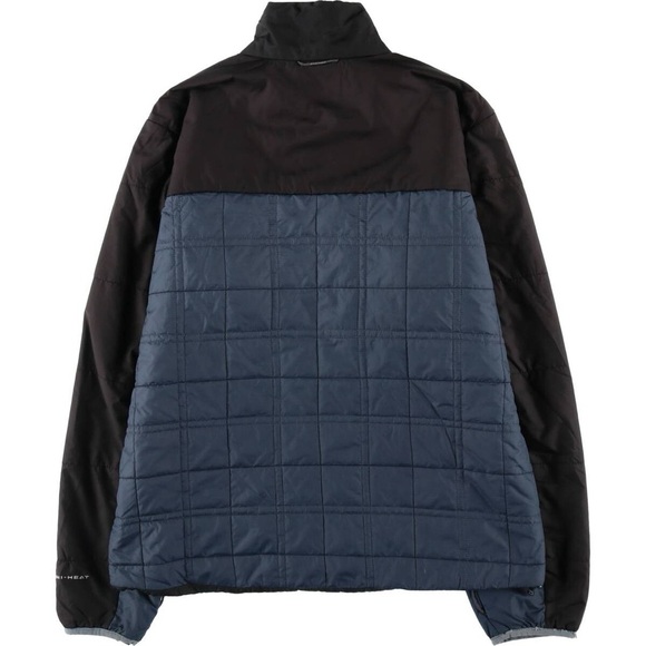 Columbia Two-Tone Black and Blue Jacket with Omni-heat liner Mens Size Small - Picture 6 of 14